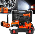 Macaco Hidráulico Elétrico 3 em 1 5Ton 12V com Inflador de Pneus, Lanterna LED e Martelo de Segurança 🚗⚡