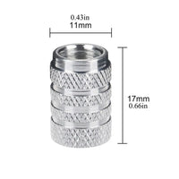 Tampa de Válvula de Pneu Em Aluminio