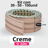 Kit Painel Ripado Autocolante 3M Laminado  | Linha Madeto | TOP