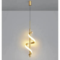 Pendente Espiral | 3 Tons de Iluminação