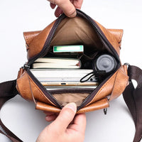 Bolsa Transversal Masculina Vintage