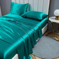 Conjunto de Lençóis de Cetim Carpetino