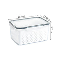 FreshStack™ – Kit 9 Potes Herméticos com Cesto + Frete Grátis!