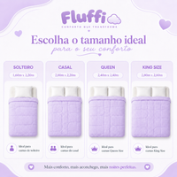 Fluffi™ — Edredom Térmico 2 em 1