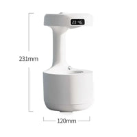 Umidificador e Difusor de Ar Ultrassônico Antigravidade Carpetino